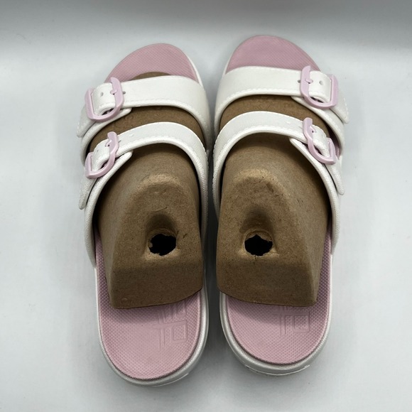 Dansko Kandi Sandals Womens EU 41 US 10.5 Pink Iridescent White Wedge Slides - Picture 10 of 16
